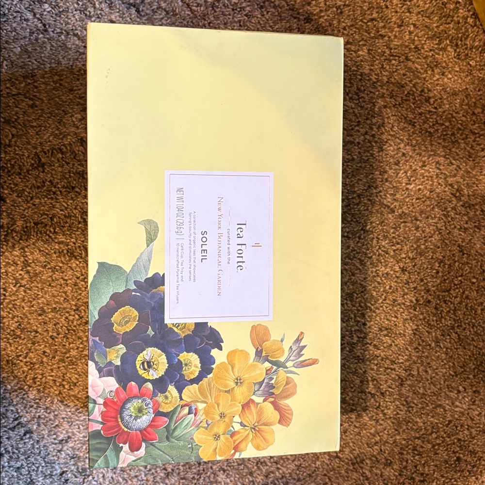 NIB‎ TEA FORTE New York Botanical Garden “Soleil” Tea Set